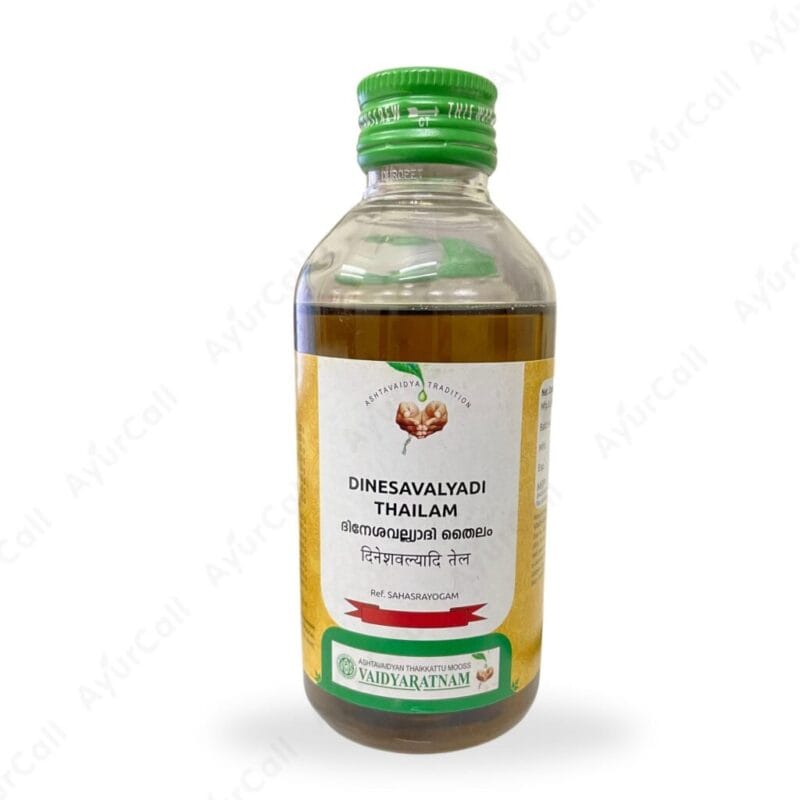 Vaidyaratnam Dinesavalyadi Thailam 200 ml Ayurvedic medicated oil