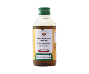 **ALT Text:** `Vaidyaratnam Mahanarayana Thailam (Valiya Narayana Thailam) Ayurvedic Oil`